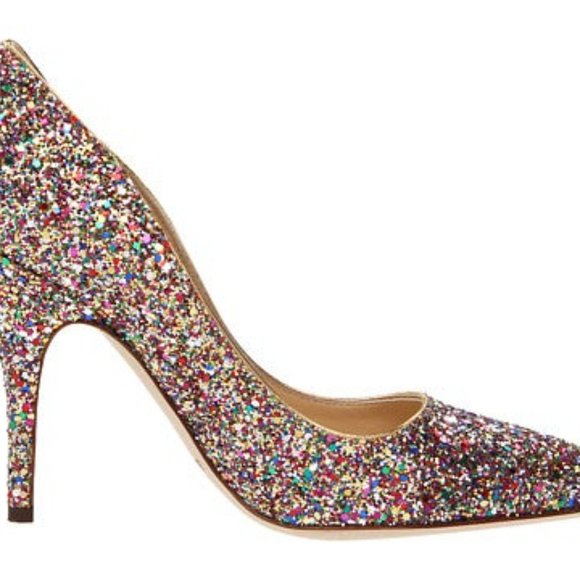 Kate Spade Licorice Too Glitter Pump New - Picture 3 of 5